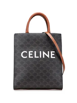 Celine 2021 Small Triomphe Coated Canvas Vertical Cabas Tote satchel 31912417