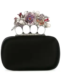 Alexander McQueen Knuckle flower clutch 11934329