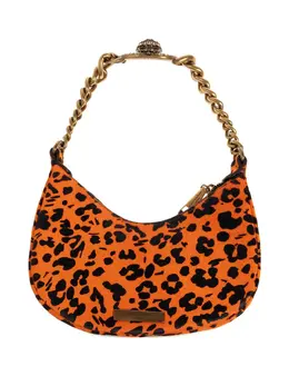 Kurt Geiger London small Chelsea chain-embellished leopard-print shoulder bag 31670636