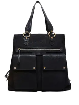 Bvlgari 1990-2000 logo-pattern tote bag 31900377
