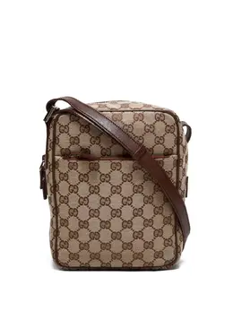 Gucci 1990s GG canvas shoulder bag 31901229