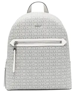 DKNY Bryant Ave logo-plaque backpack 31086351