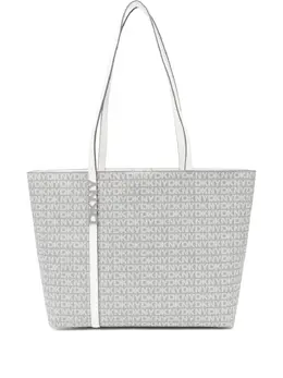 DKNY logo-plaque tote bag 31085357