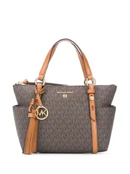 Маленькая сумка-тоут Nomad с логотипом Michael Kors, коричневый 15657178 | коричневый