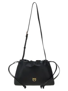 Pinko-Mini Leather Clutch Nero-Donna 52493258260820