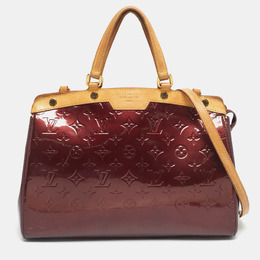 Louis Vuitton Rouge Fauviste Monogram Vernis Brea MM Bag 1205852