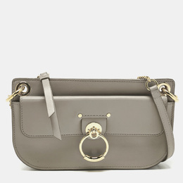 Chloe Grey Leather Mini Tess Crossbody Bag 1205810