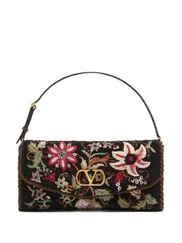 Valentino Garavani small Vain Soft embroidered shoulder bag 29465095