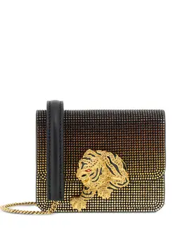 Roberto Cavalli tiger-embellished chain crossbody bag 25747522