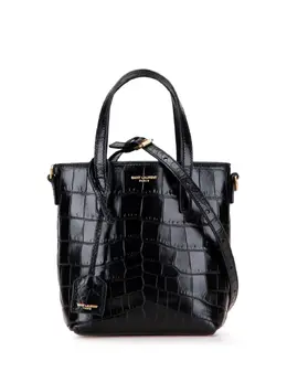 Saint Laurent 2024 Mini Toy Embossed Leather Shopping Tote satchel 31924083