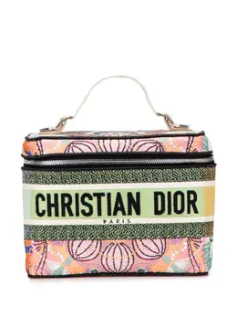 Christian Dior 2020 Embroidered Canvas Dior In Lights Diortravel Case vanity bag 31920188