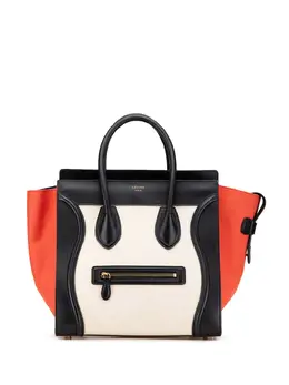 Celine 2014 Mini Canvas Tricolor Luggage tote bag 31927587