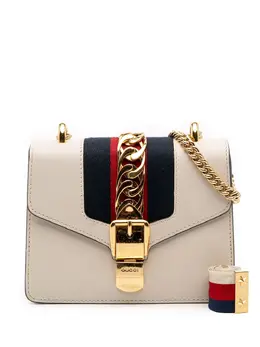 Gucci 2016-2025 Mini Calfskin Sylvie Chain crossbody bag 31927896