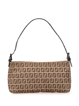 Fendi 2000-2010 Zucchino Canvas Pochette shoulder bag 31932656