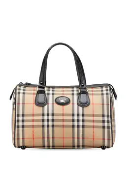 Burberry 20th Century Haymarket Check Canvas boston bag 31933014