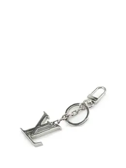 Louis Vuitton 2023 Stainless Steel LV Initials Holder And Bag Charm key chain 31934335