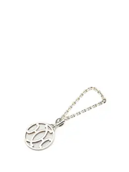 Hermes 20th Century Palladium Plated Metal Bag Charm key chain 31935482