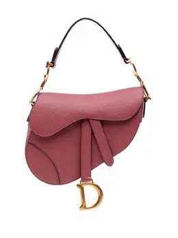 Christian Dior 2019 Mini Grained Calfskin Saddle Bag satchel 31935164