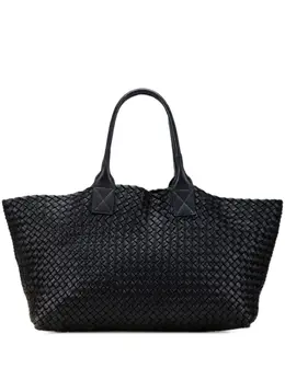 Bottega Veneta 2010 Medium Lambskin Intreccio Cabat tote bag 31932342