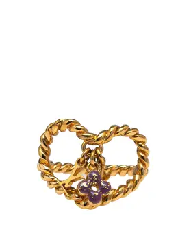 Louis Vuitton 2001-2025 Gold Plated Monogram Sweet Heart Ring costume ring 31915242
