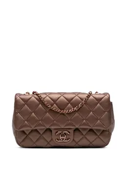 Chanel 2015-2016 Medium Iridescent Quilted Goatskin CC Eyelet Flap crossbody bag 31933933
