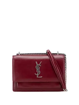 Saint Laurent 2017 Calfskin Monogram Sunset Chain Wallet crossbody bag 31932540