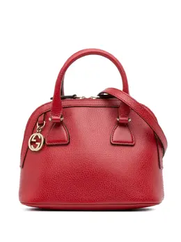 Gucci 2000-2015 Mini Leather GG Charm Dome satchel 31934087