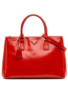Prada 2013-2025 Medium Saffiano Vernice Galleria Double Zip satchel 31934032