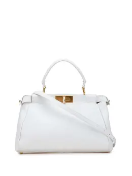 Fendi 2000-2010 Medium Pebbled Leather Peekaboo satchel 31921104