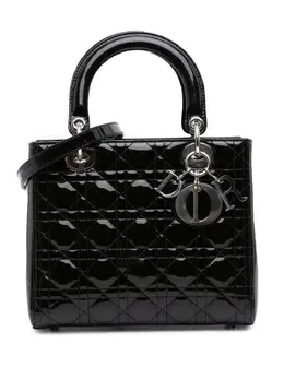 Christian Dior 2012 Medium Patent Cannage Lady Dior satchel 31933796