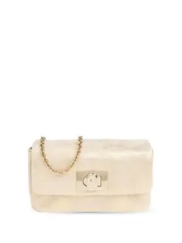 Сумка на плечо с эффектом металлик Furla, золотой 25849039 | золотистый