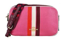 Coach Сумка через плечо Jes Leather Camera Bag, женская, розовая, многоцветная, среднего размера c4079-imsq0