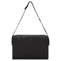 Issey Miyake Сумка на плечо из полиэстера, сумка-туба унисекс, черная bb43-ag867-15