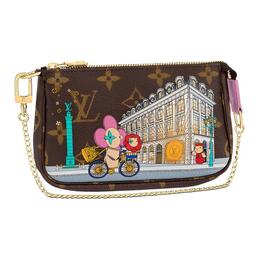 Louis Vuitton Мини-клатч-аксессуары Vivienne Holiday Monogram Холст/Розовый m81760