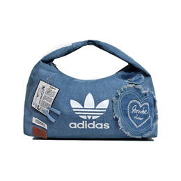 Adidas Originals Сумка из хлопка на одно плечо, унисекс, синего цвета ix7693制服蓝（team470-牛仔便利贴） | blue