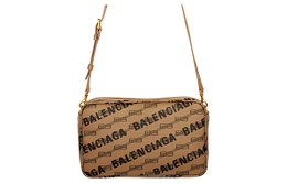 Balenciaga Холщовая сумка для фотоаппарата, сумка через плечо, мужская сумка цвета хаки 702723210ha2762