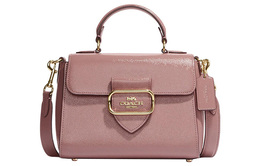 Coach Кожаный портфель, сумка через плечо, сумка через плечо Trumpets, женская, розовая cf320-imdro