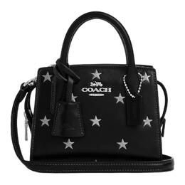 Coach Сумка через плечо из телячьей кожи, мини-сумка, женская, черная cw306-sva47
