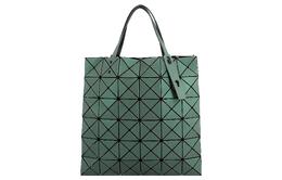 Issey Miyake Сумка-шоппер из винилхлоридной смолы, сумка для покупок, сумка для компьютера, одно плечо, обычная, унисекс, зеленая bb23-ag633-62