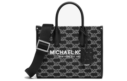 Michael Kors Сумка через плечо Mirella из искусственной кожи, женская, цвет "трубы", черный/серебристый 35f2s7zc5i-987