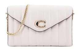 Coach Сумка через плечо Tammie Leather Handheld Bag, женская, розово-белая, небольшого размера c6887-imchk