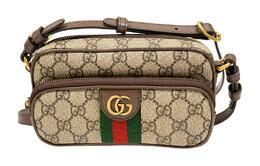 Сумка Ophidia Canvas с кожаной отделкой, мужская, через плечо Gucci 722557-96iwt-8745