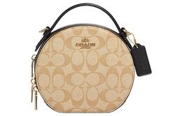 Coach Сумки Canteen из искусственной кожи, сумка через плечо, женская, с монограммой, цвет хаки cc729-imuoh