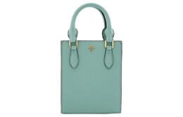 Tory Burch Сумка для нот из коровьей кожи EMERSON, сумка-шоппер, сумка-тоут, сумка через плечо, мини, женская, светло-зеленая 82768-492