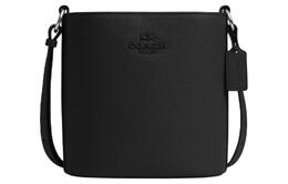 Coach Сумки-ведра из шагреневой кожи, сумка через плечо, сумка-трубы женские, серебристые и черные cr153-svbk | gift box set (basic set+yellow box)