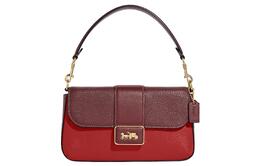 Coach Сумка Grace Leather через плечо, мини-сумка женская, красная cc057-imp2z
