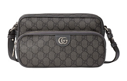 Сумка-мессенджер Ophidia Canvas с кожаной отделкой, сумка через плечо, мужская Trumpets Gucci 723312-uulbn-1244