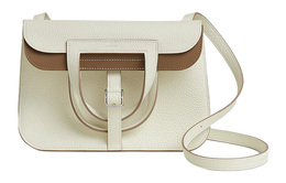 Сумка Halzan Clemence Bullock Leather Horseshoe Handbag, сумка через плечо, женская сумка через плечо Hermes h082660ckaw