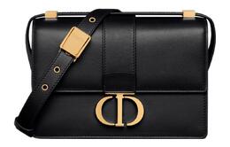 Christian Dior Сумка-коробка Montaigne из коровьей кожи, сумка через плечо, маленькая женская, черная, 30 шт m9234uhel-m900