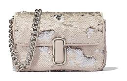 Сумка через плечо с кожаной отделкой, женская, серая Marc Jacobs h904m06re22-283